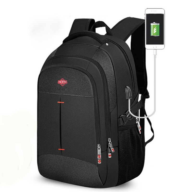Business Backpack USB Charging Multifunctional Waterproof Oxford